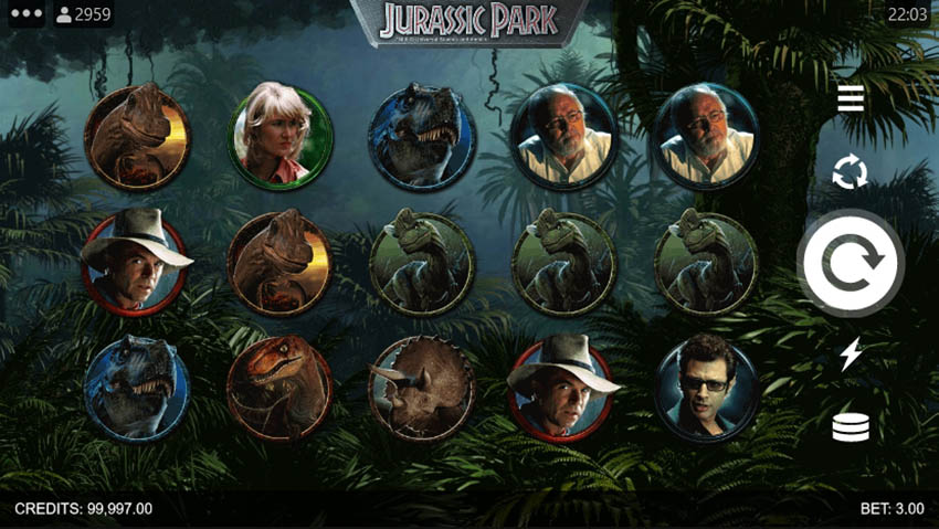 Игровой автомат Jurassic park