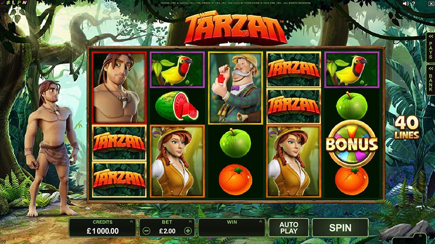 Игровой автомат Tarzan